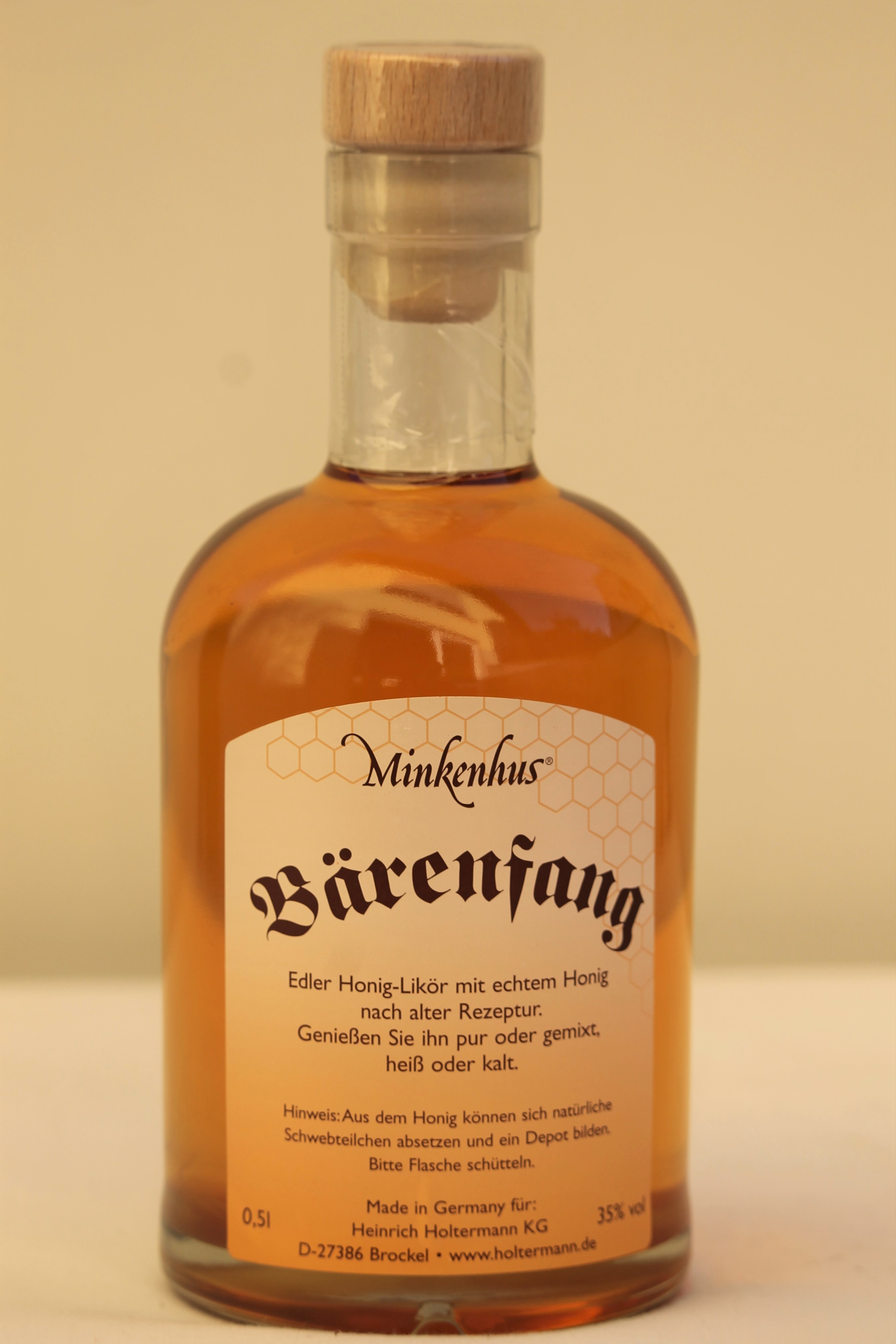 Bärenfang von Minkenhus in der 0,5 L Flasche | Onlineshop Imkereibedarf ...