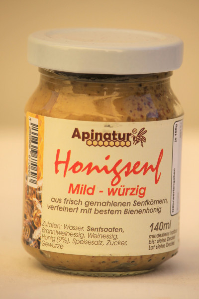 Honig Senf - zur Zeit nicht vorrätig - Liefertermin noch nicht bekannt