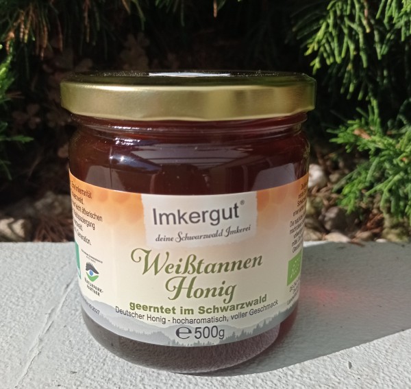 Honig 500 g Glas Sorte: Weißtannenhonig